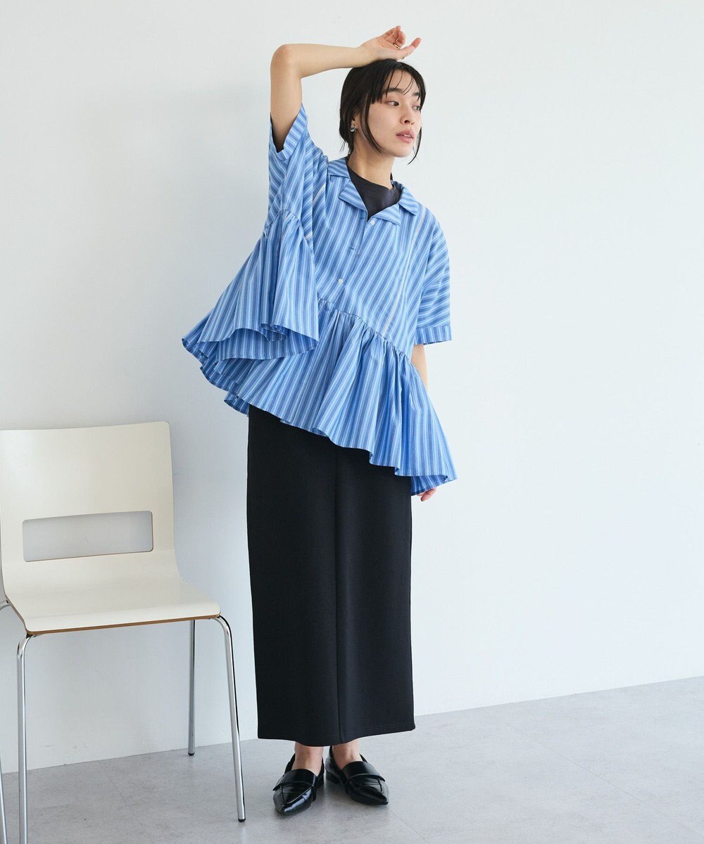 CRAFT STANDARD BOUTIQUE フクレジャカードIラインスカート 