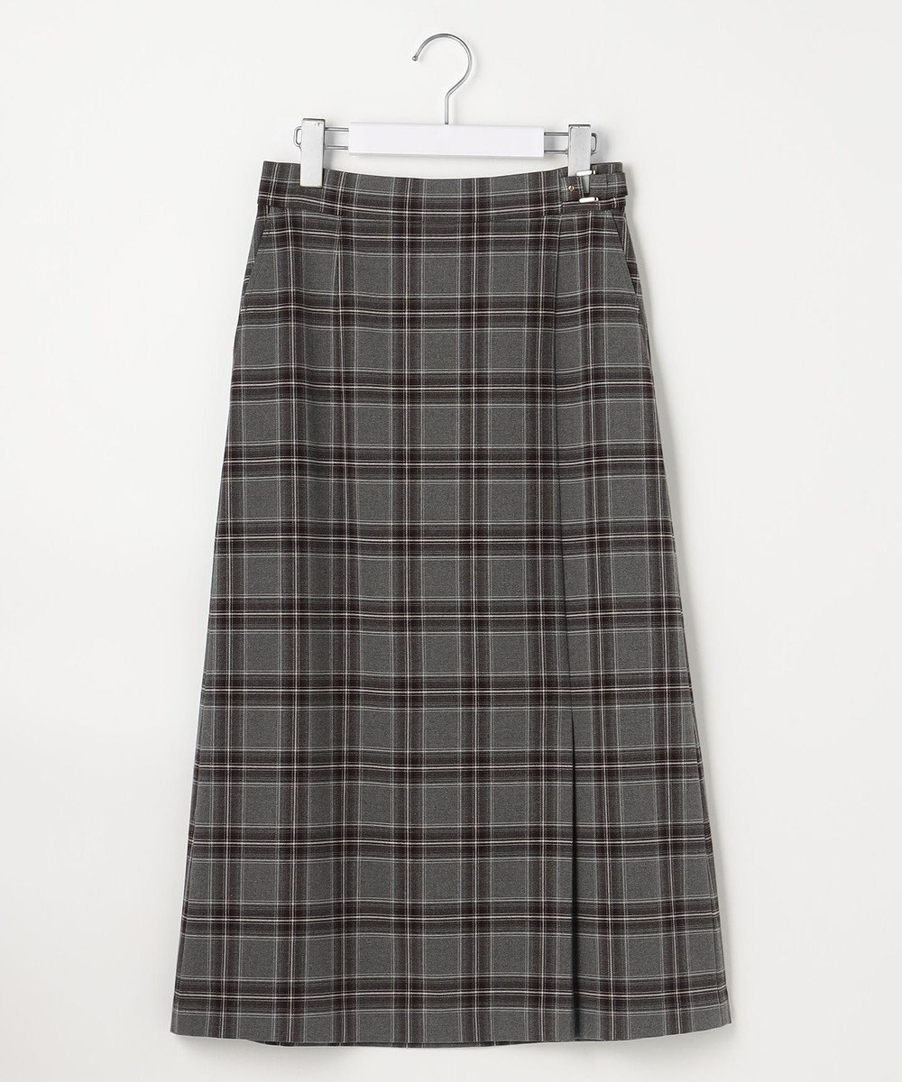 ANY SIS L ビューティサーモ2WAYストレッチチェック スカート 