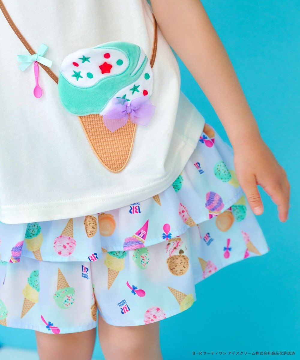 ANY KIDS 【any FAM×サーティワン アイスクリーム】フレーバー 総柄キュロット 