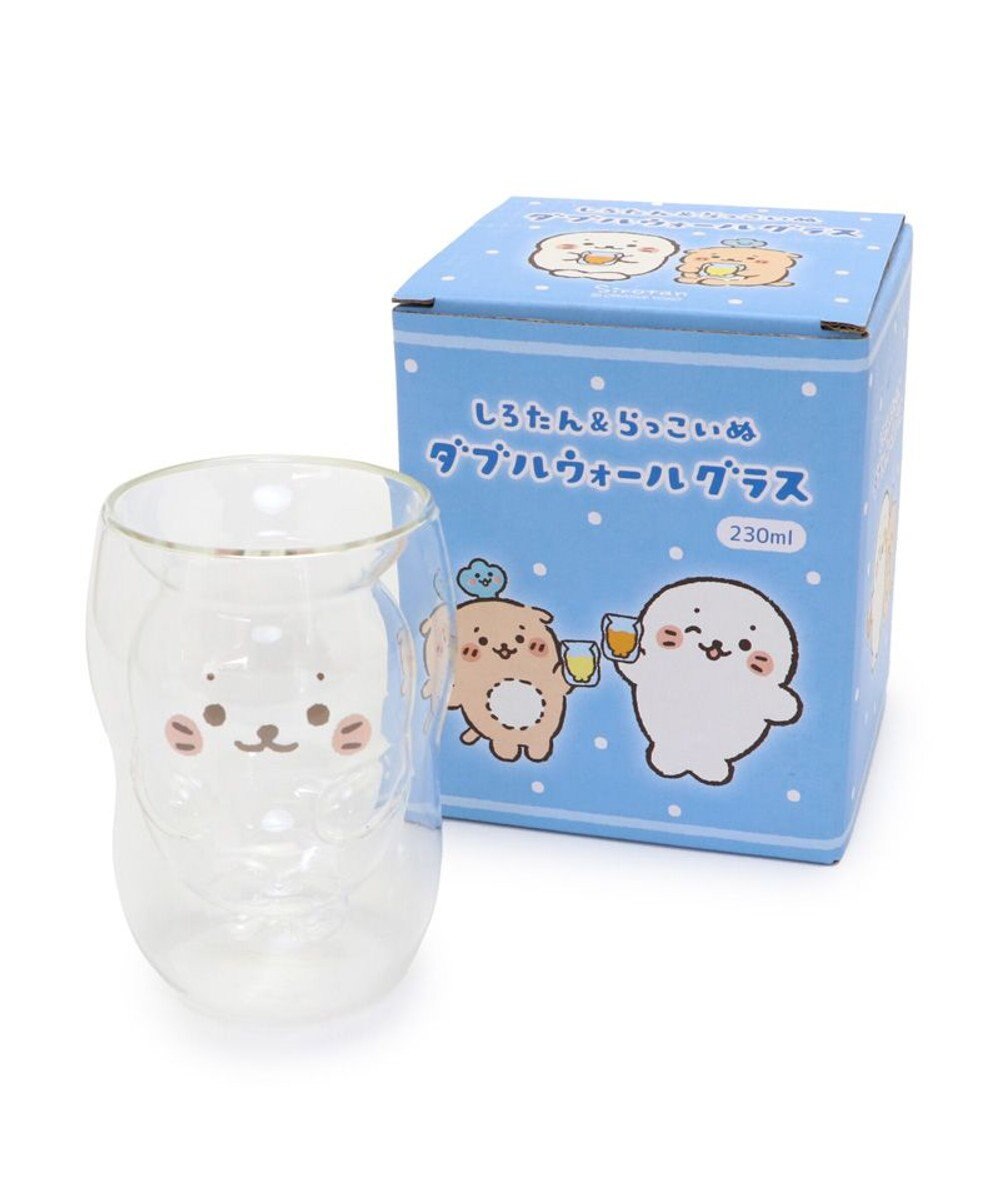 Mother garden しろたん ダブルウォールグラス 《ほっぺ》 