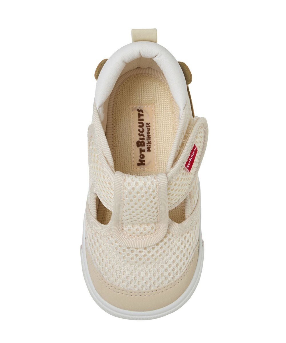 MIKI HOUSE HOT BISCUITS 【14-15cm】かかと顔 メッシュ セカンドベビーシューズ 