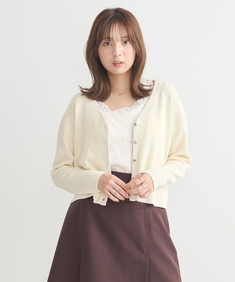 earth music&ecology コンパクトカーディガン 