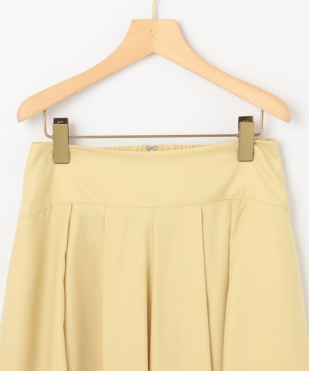 組曲 タックフレアカラースカート 