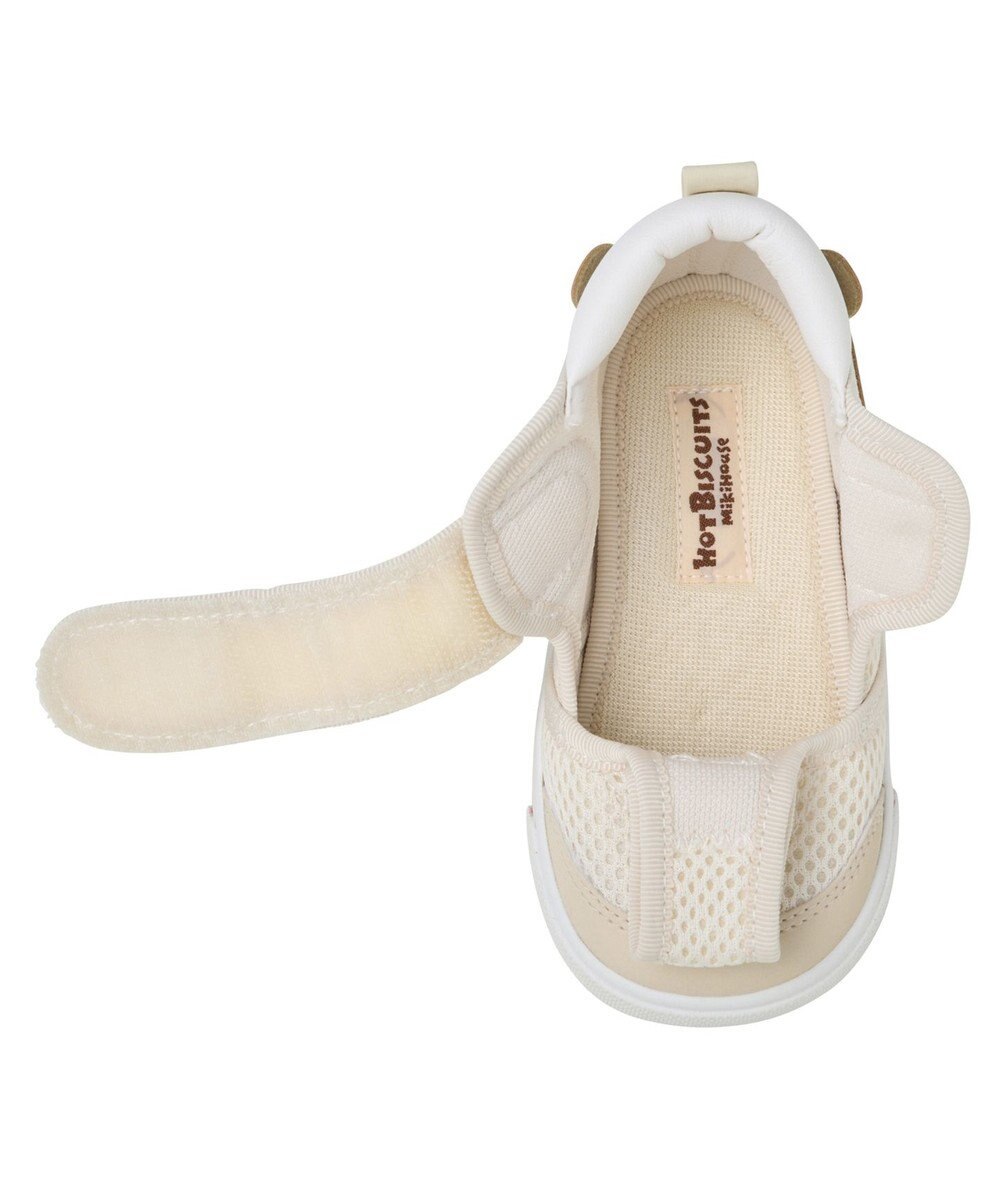 MIKI HOUSE HOT BISCUITS 【14-15cm】かかと顔 メッシュ セカンドベビーシューズ 