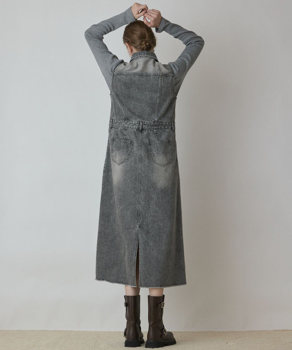 GRACE CONTINENTAL デニムロングジレワンピース 