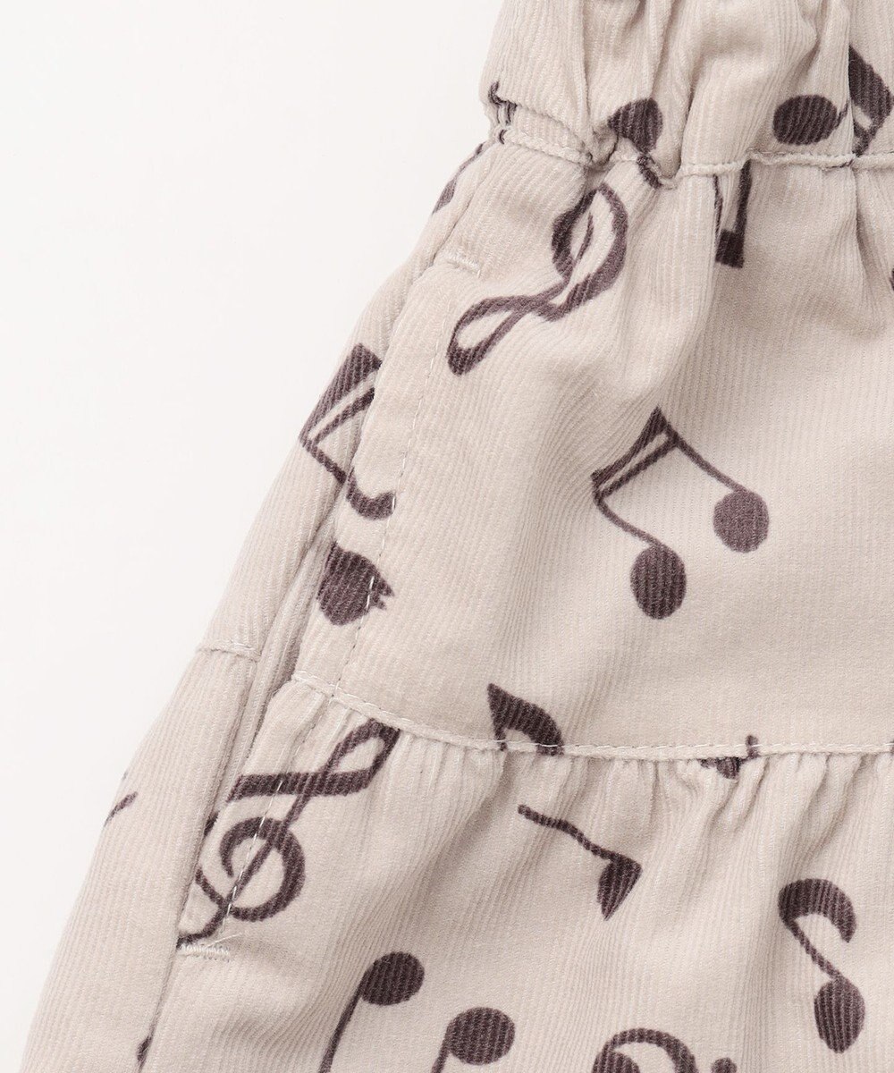 ANY KIDS 音符総柄キュロット 