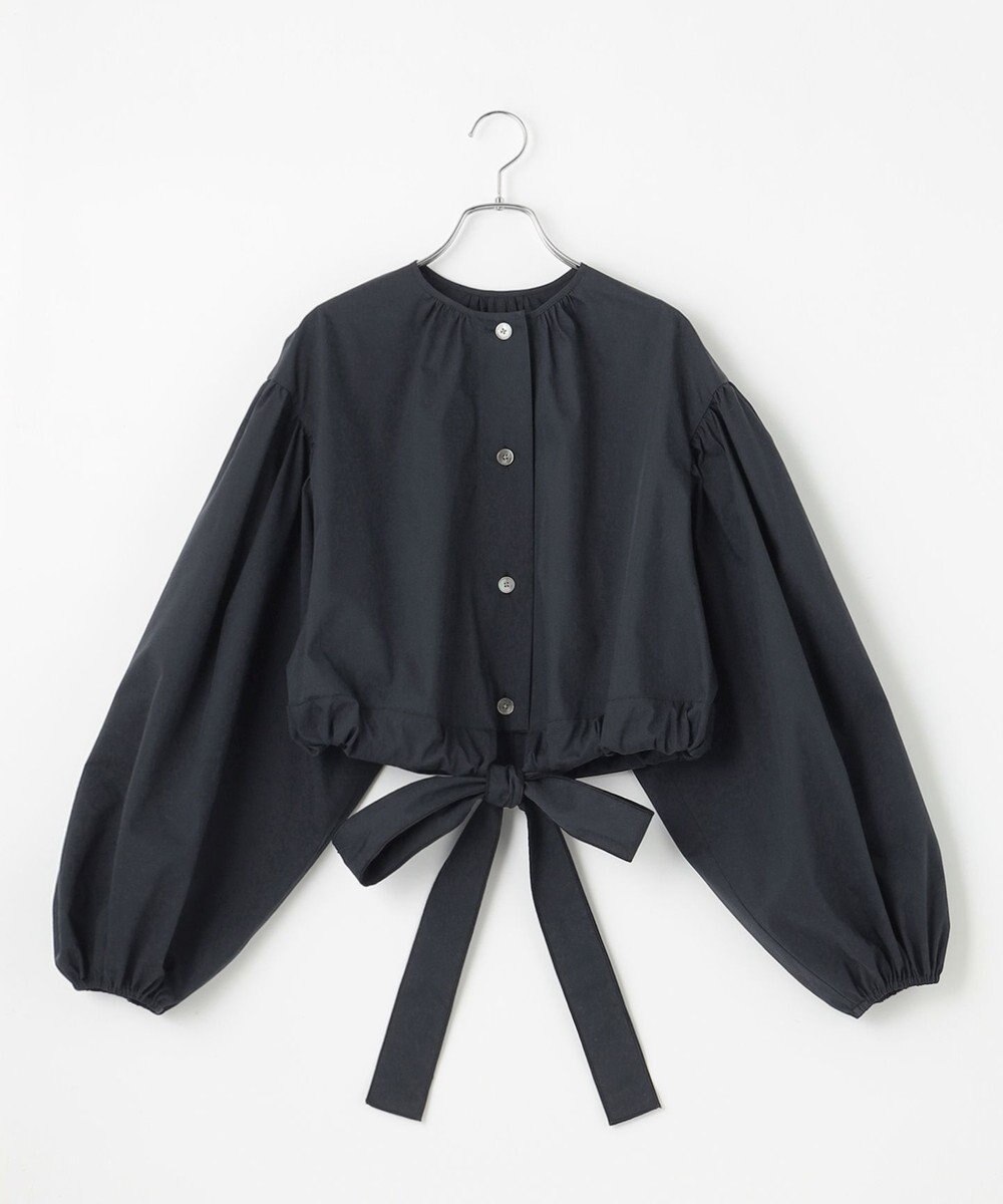 #Newans ウエストリボンショートブラウス 