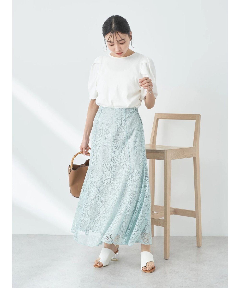 earth music&ecology パワーショルダーリブプルオーバー 