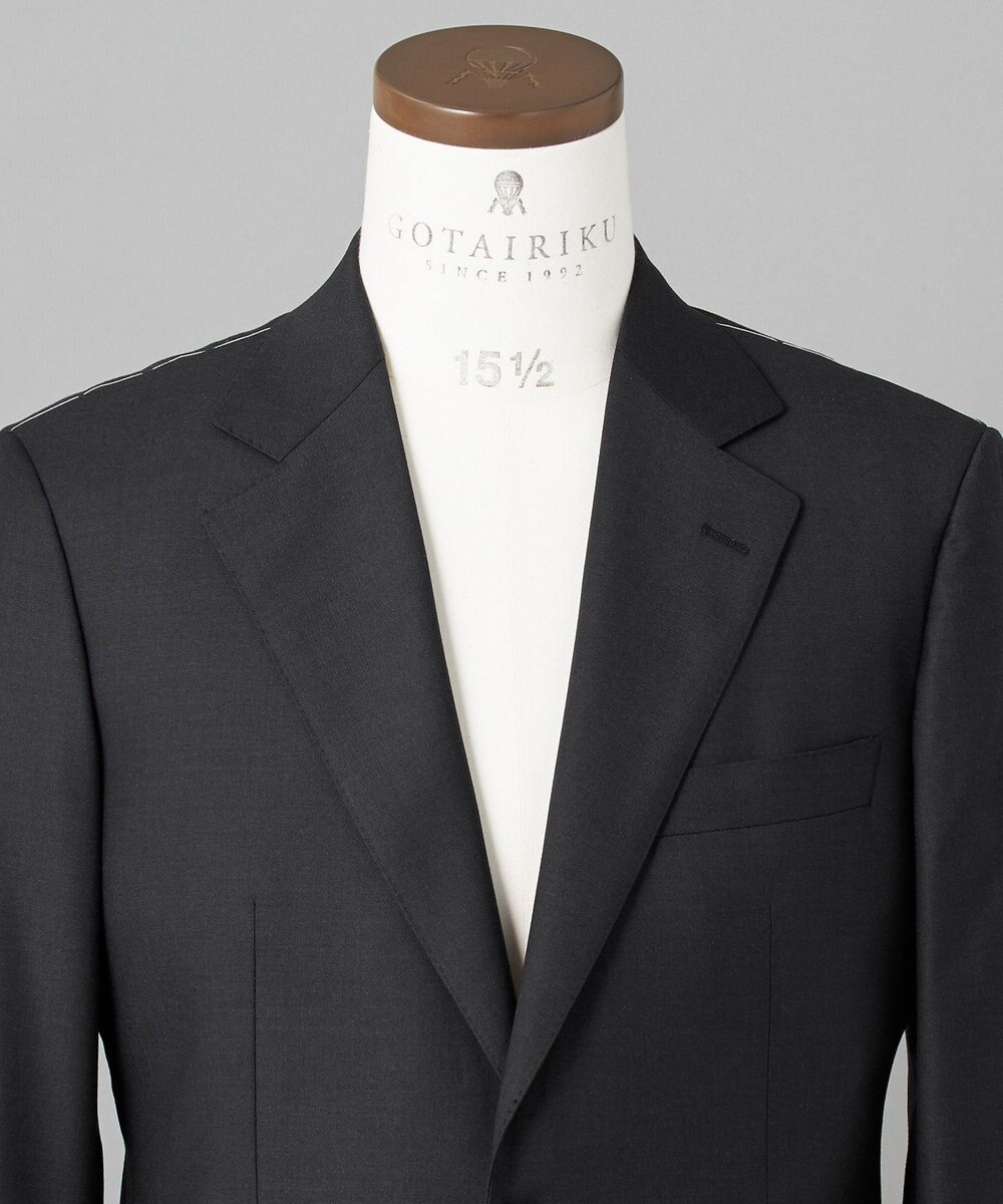 GOTAIRIKU シワになりにくい【御幸毛織/みゆきけおり】Superior160s  3ピーススーツ（グレー） 