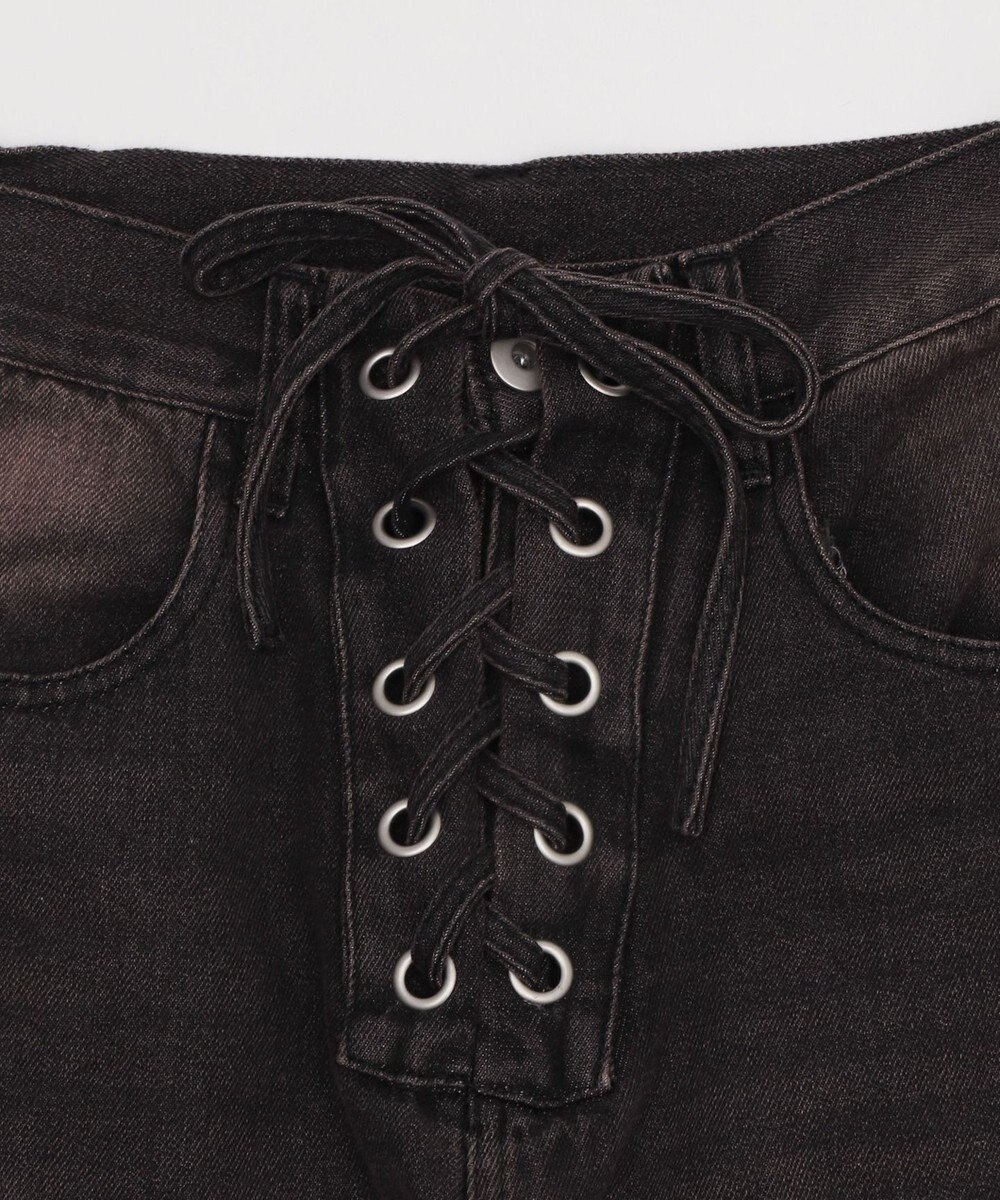 WEGO レースアップデニムパンツ 