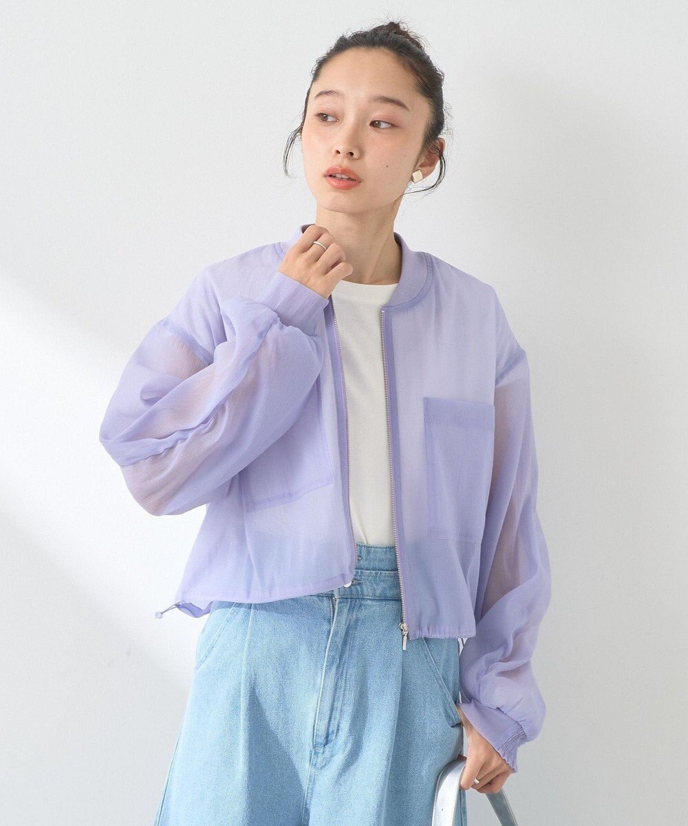 earth music&ecology シアーシャツブルゾン 