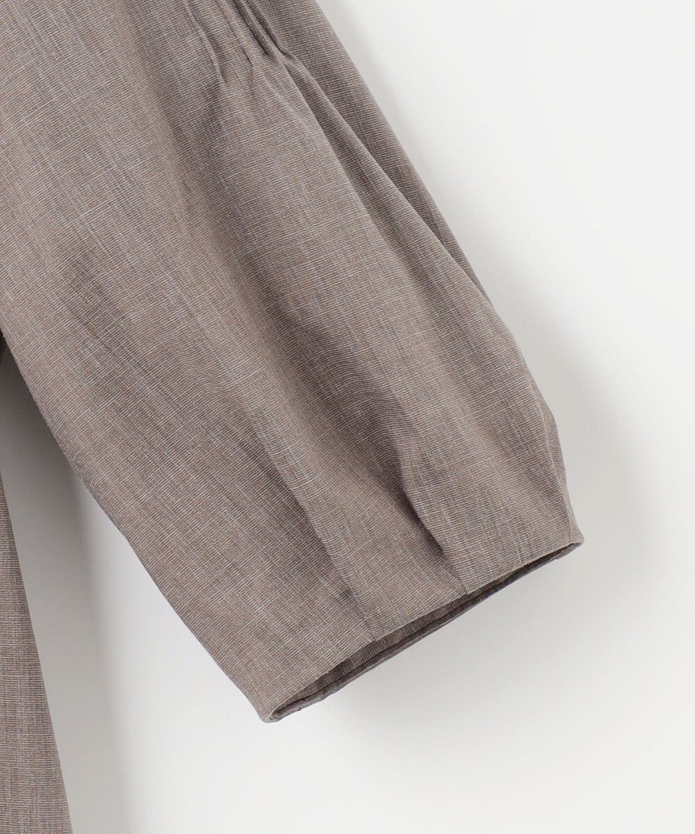 J.PRESS LADIES 【洗える】ラミーポプリン シャツ ブラウス 