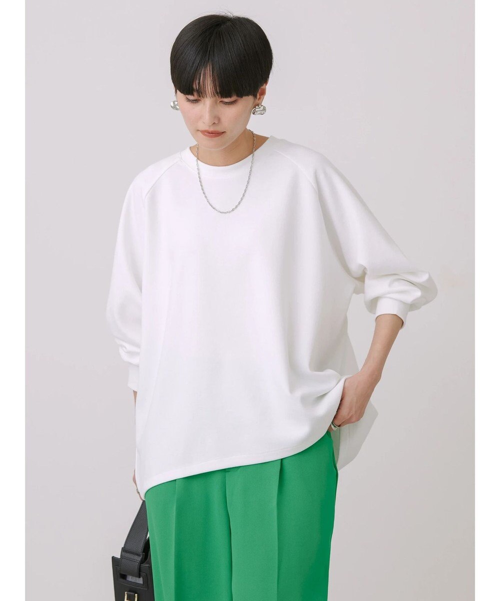 AMERICAN HOLIC ポンチバックドレープラグランプルオーバー 