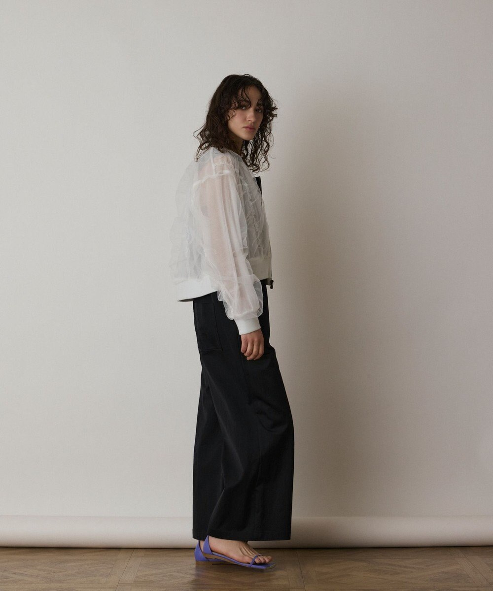 GRACE CONTINENTAL チュールギャザーブルゾン 