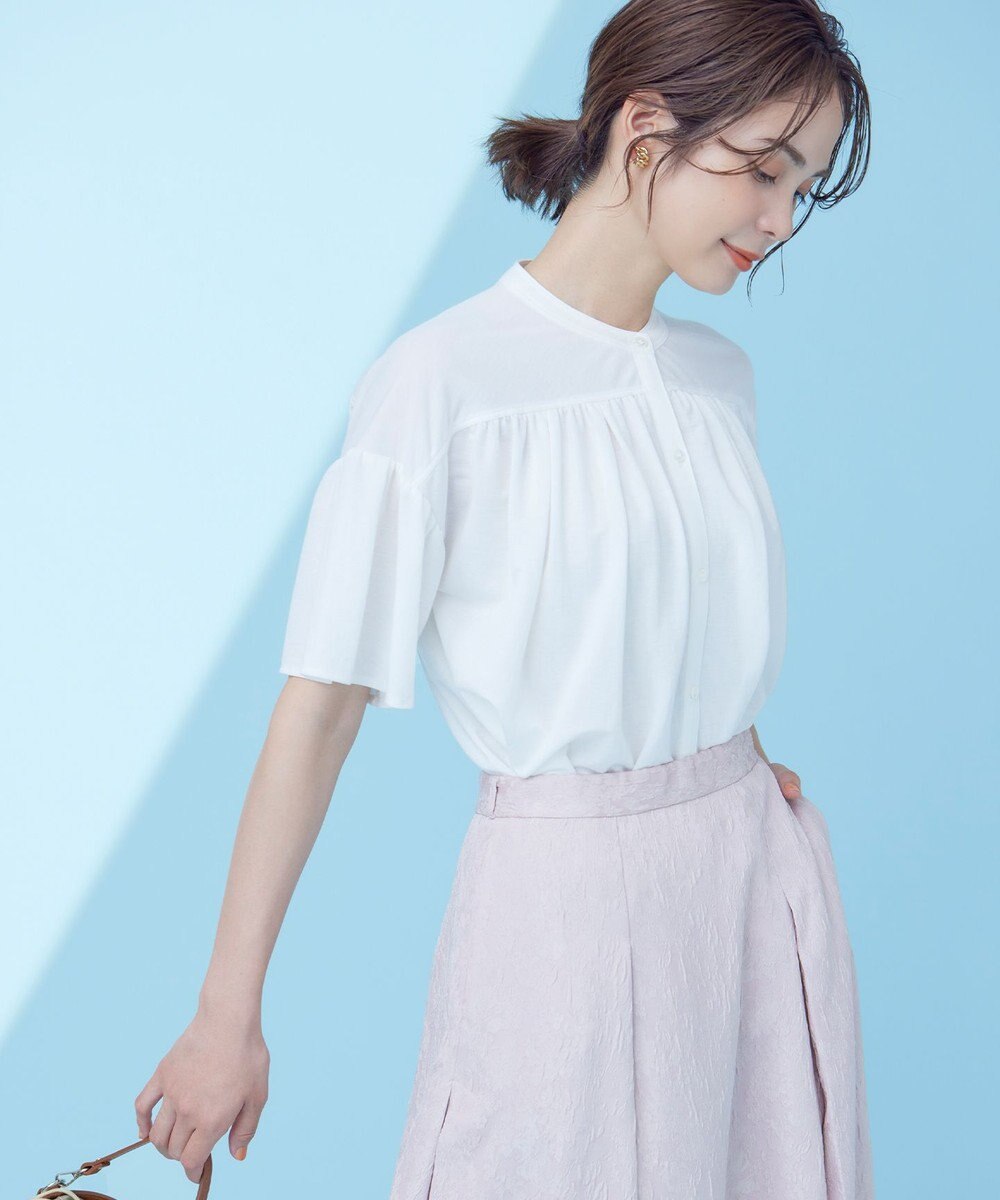 組曲 L 【速乾】ドライタッチ フレア袖トップス 