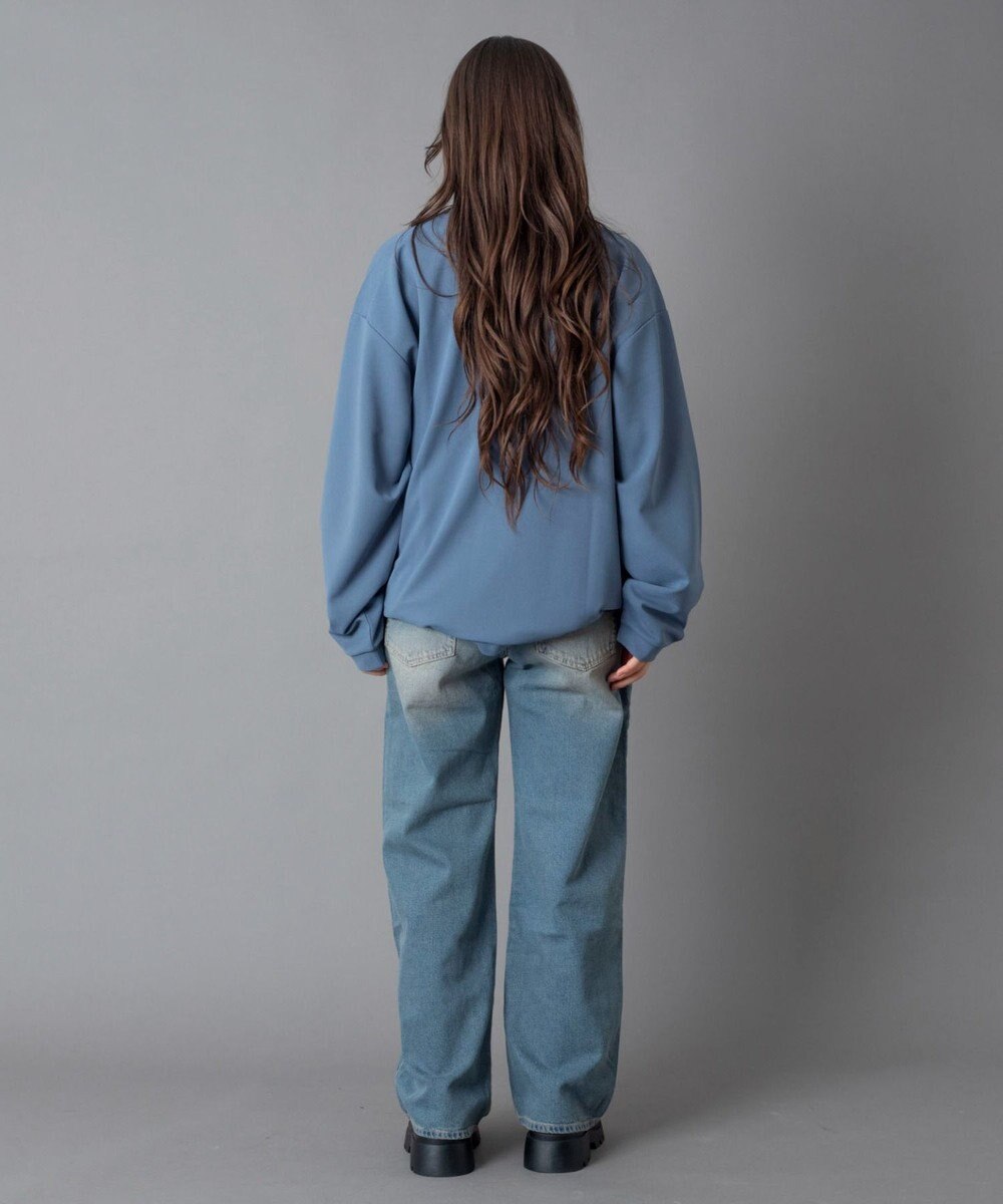 WEGO 【ユニセックス着用ITEM/ウエスト調整可】ストレートデニムパンツ 