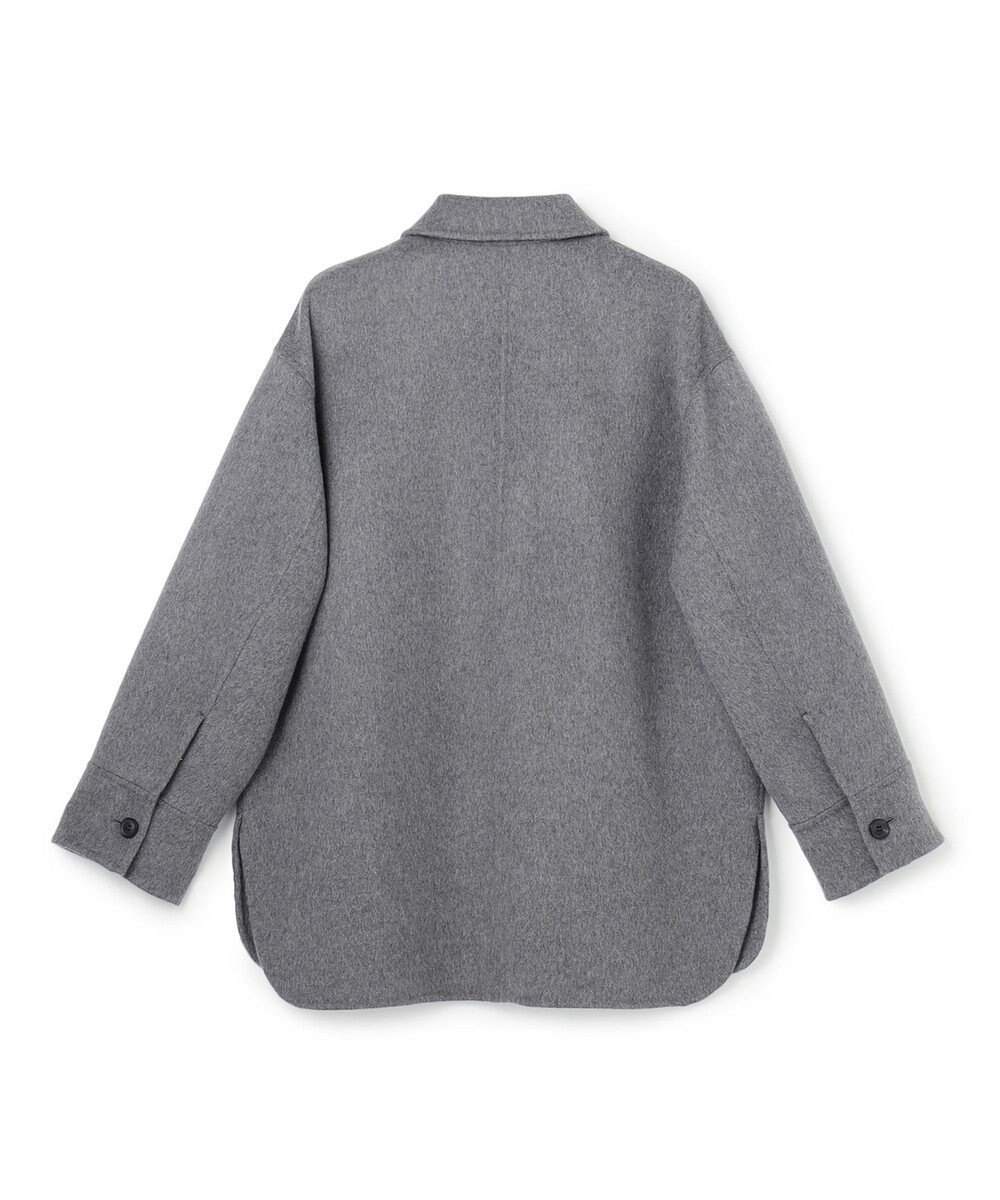 BEIGE， 【WEB限定】PAYSON / ウールリバーオーバーサイズステンカラーコート 