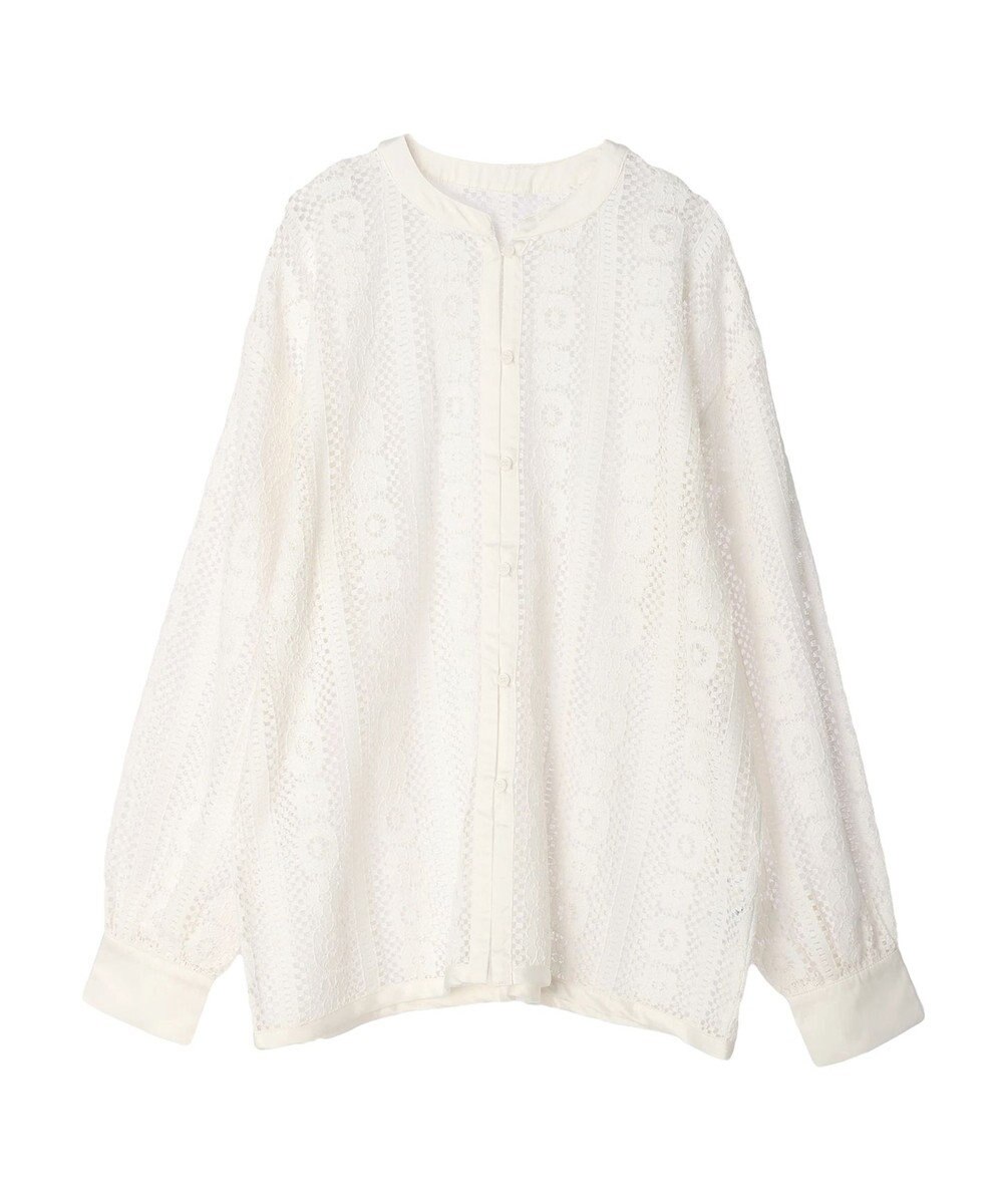 Green Parks レースブラウス 