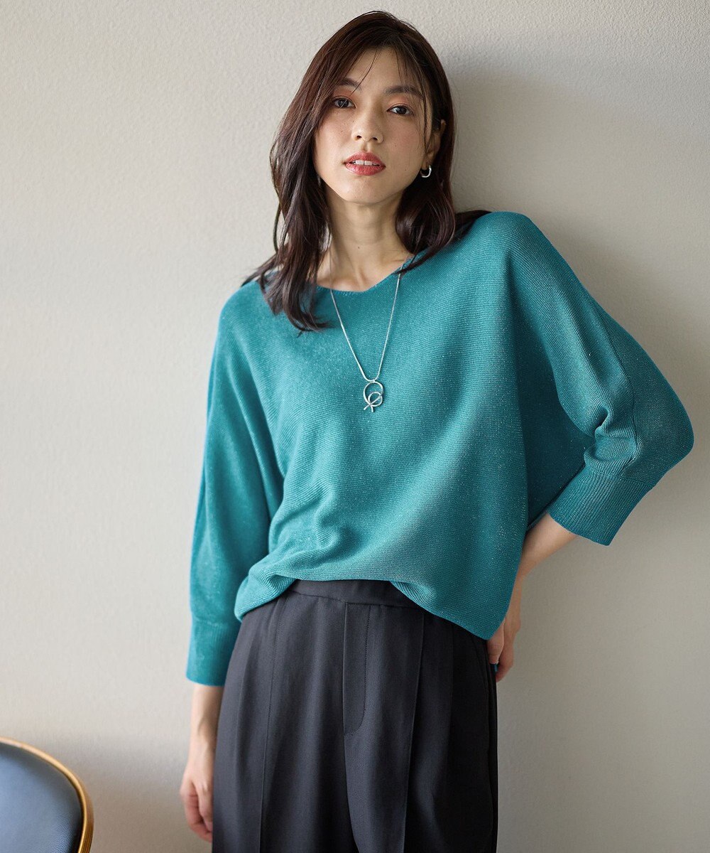 ANY ラメガーターニット 