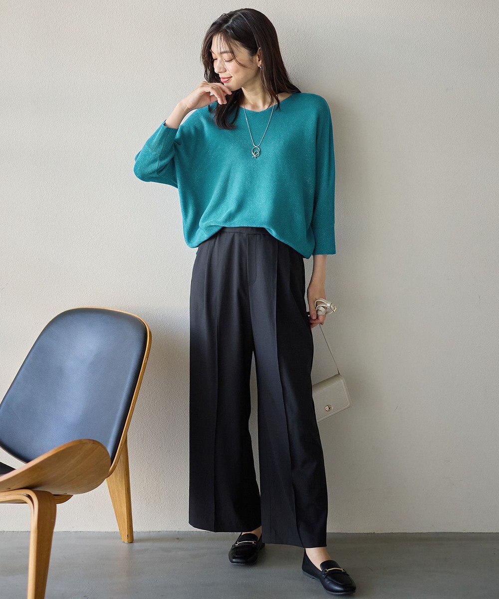 ANY ラメガーターニット 