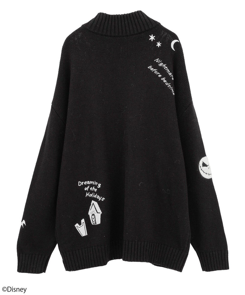 earth music&ecology ナイトメア／ダブルジップニットカーディガン 