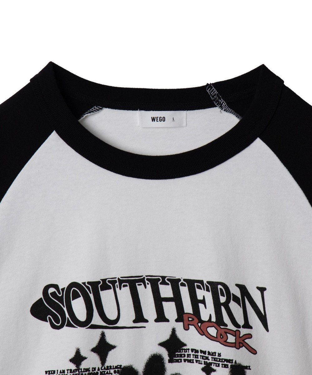 WEGO 【ユニセックス着用ITEM】ラグラングラフィックBIG　T（LS） 