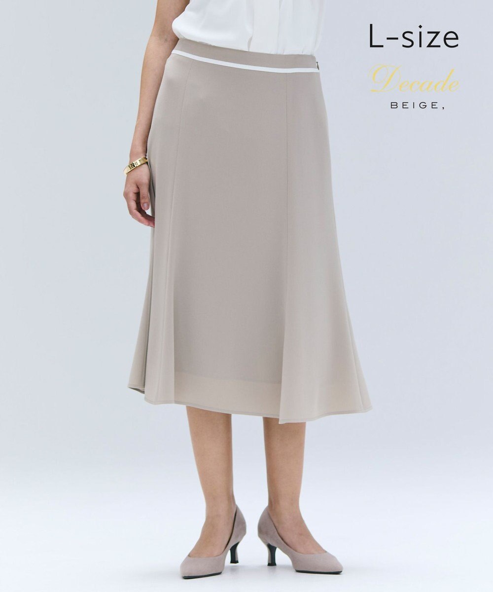 BEIGE， 【洗える・L-size】CINDY / フレアスカート 