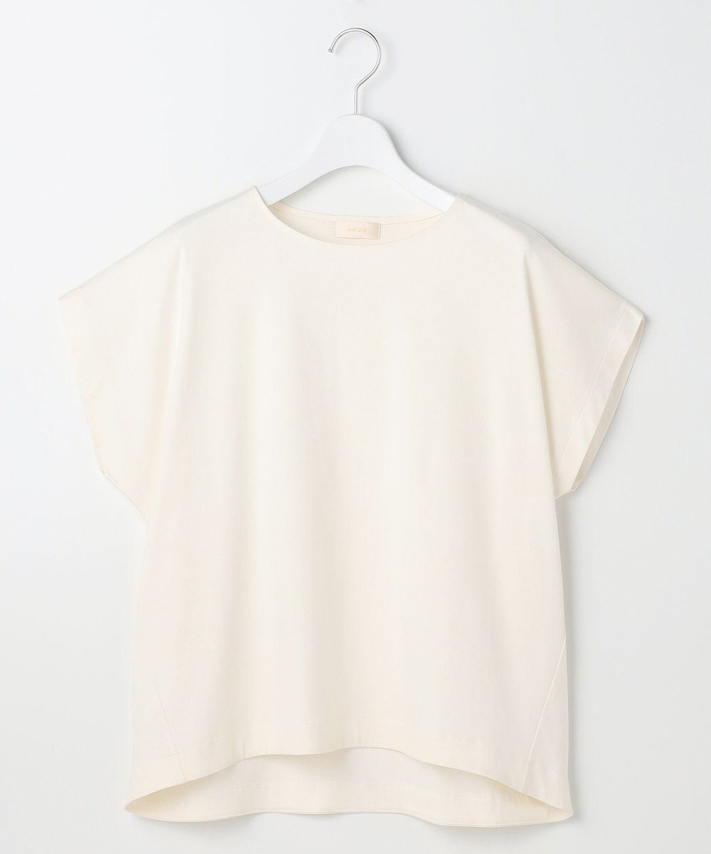 ANY SIS L 【シルクタッチさら魅せTシャツ】後ろコクーン プルオーバー 