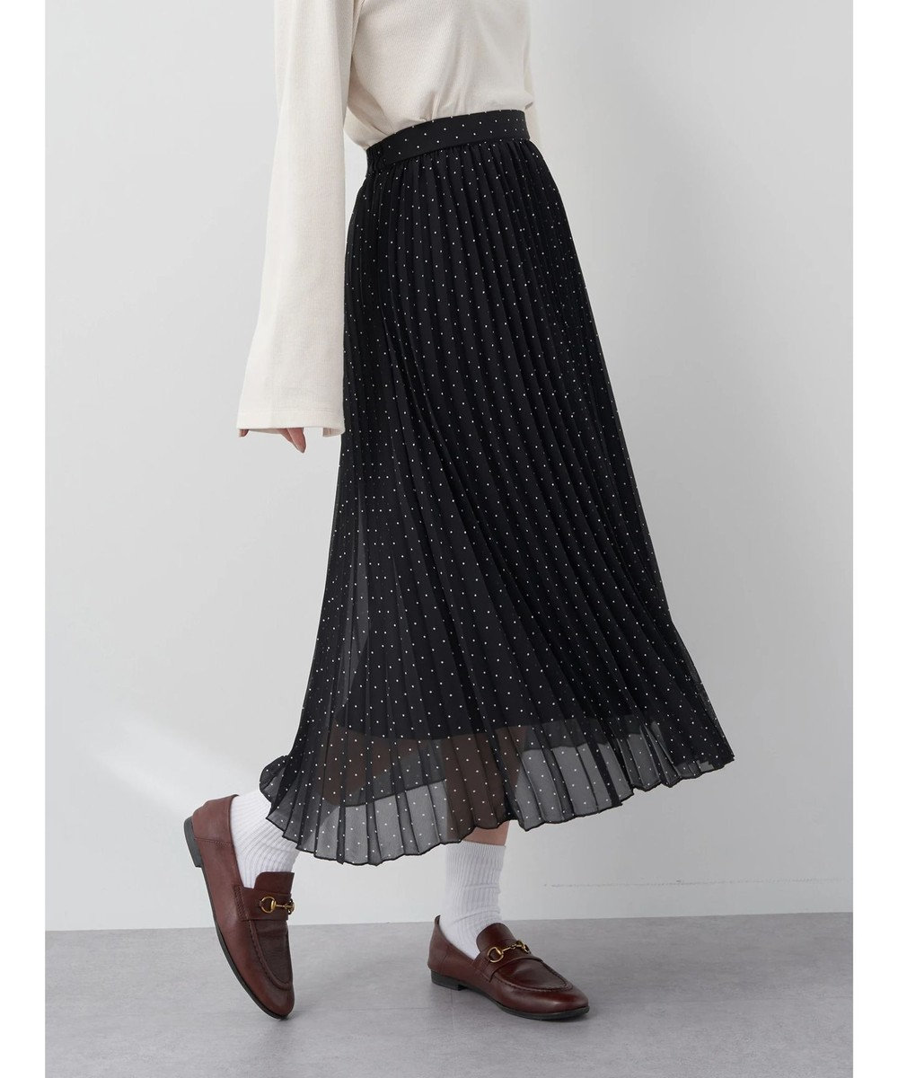 earth music&ecology すきな丈プリーツスカート 