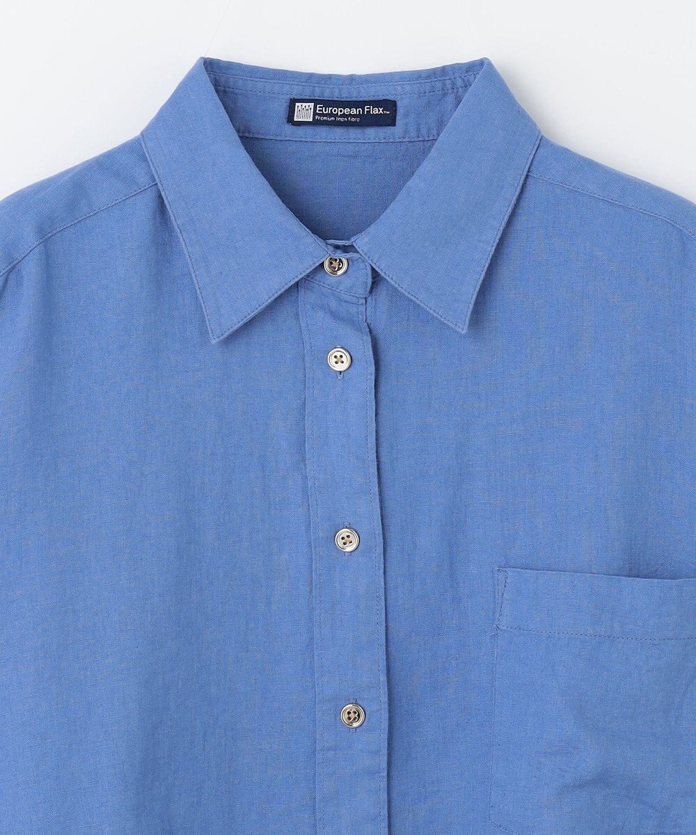 ANY 【手洗い可能】ヨーロピアンリネンシャツブラウス 