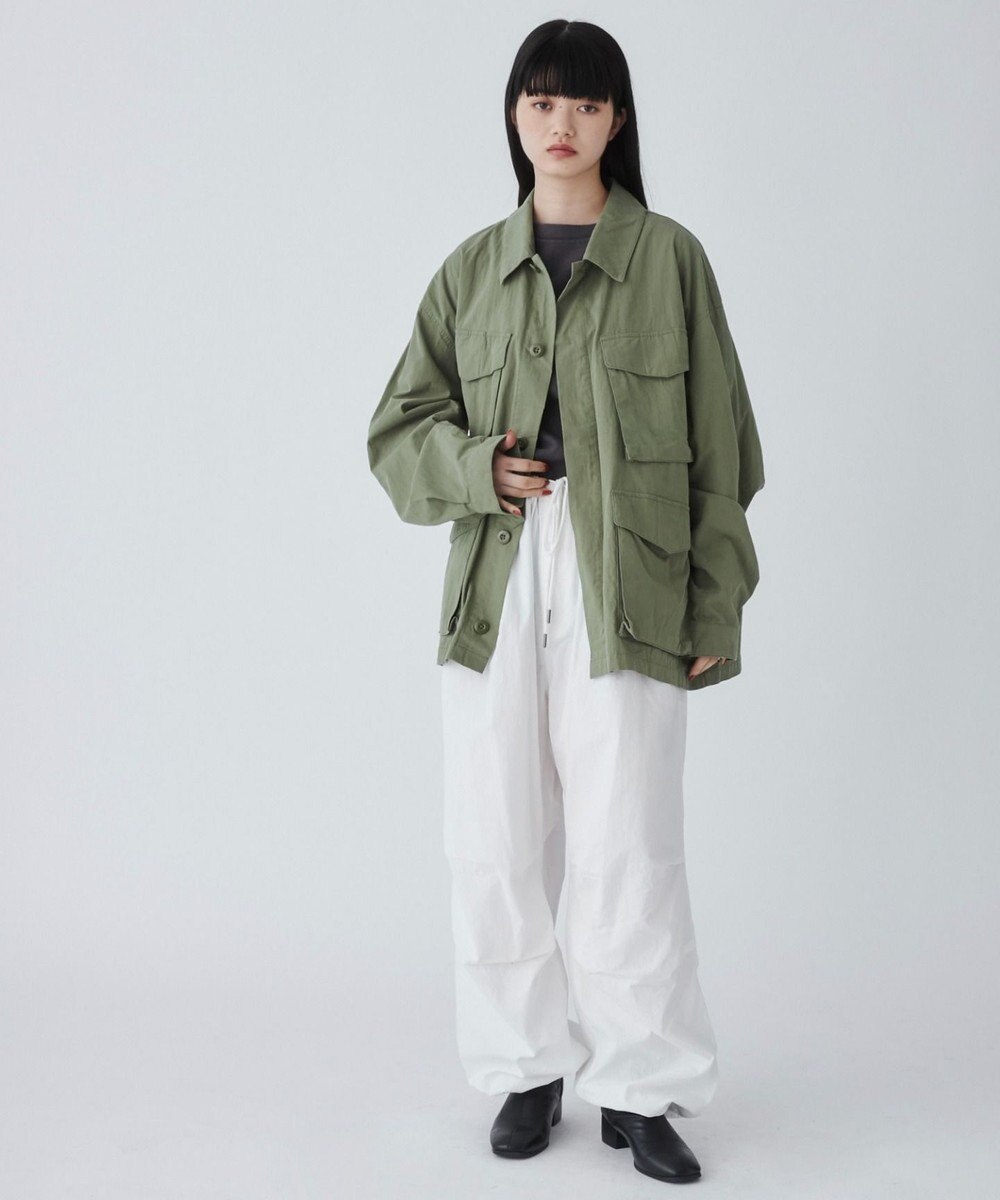 WEGO サイドスリットパラシュートパンツ 