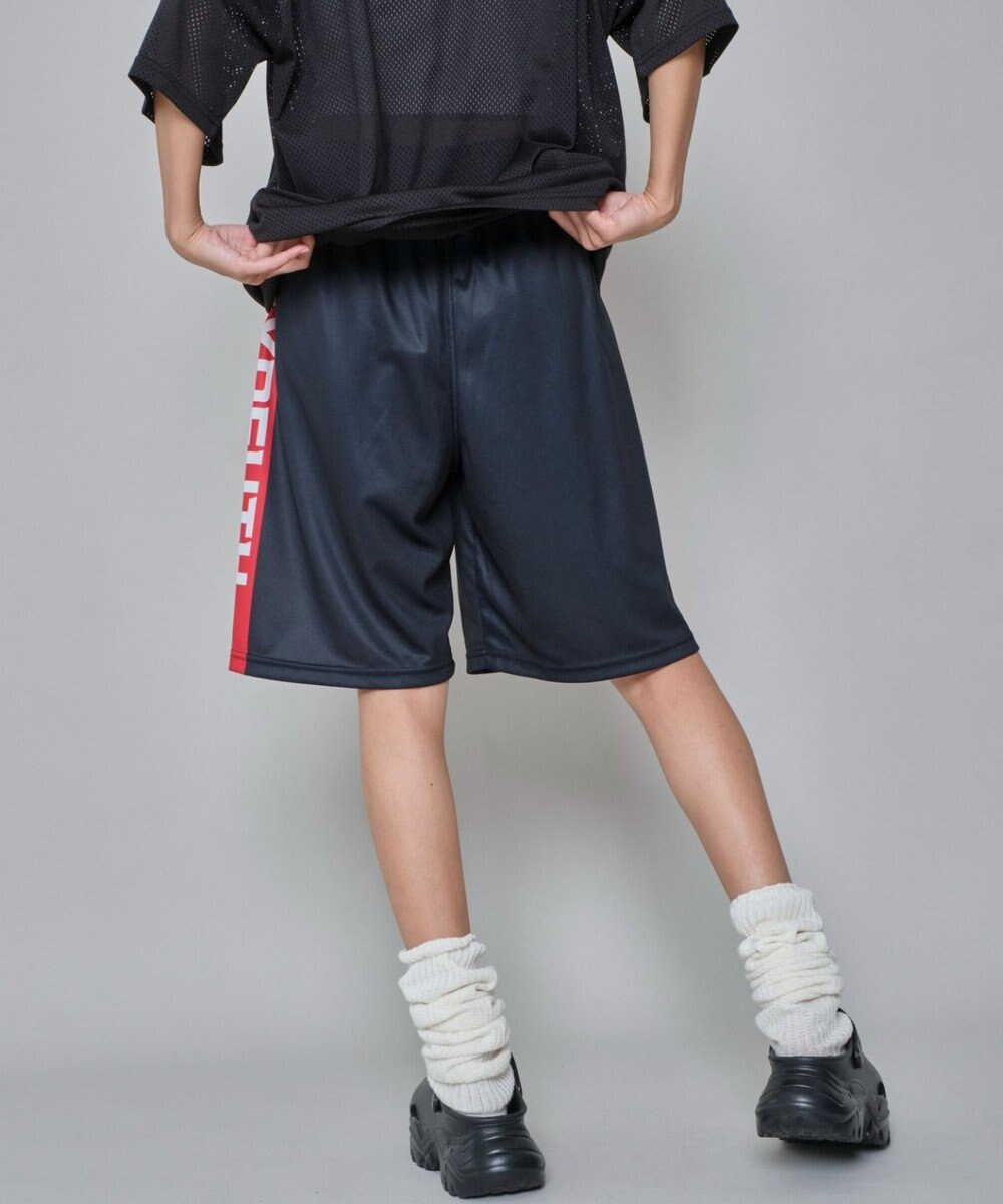 WEGO 【ユニセックス着用ITEM/ウエストゴム/MLサイズ展開】メッシュライングラフィックショーツ 