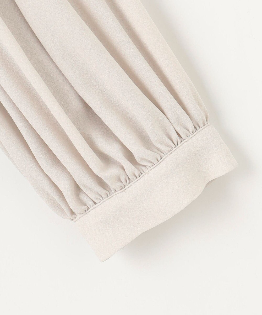 ANY 【洗濯機可/2WAY】プリーツスリーブブラウス 