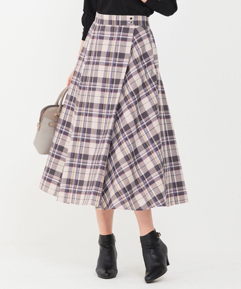 洗える】ライトカラーチェック スカート / any SiS S | ファッション