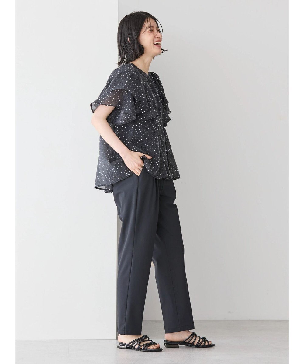 AMERICAN HOLIC 接触冷感シアーフリルブラウス 