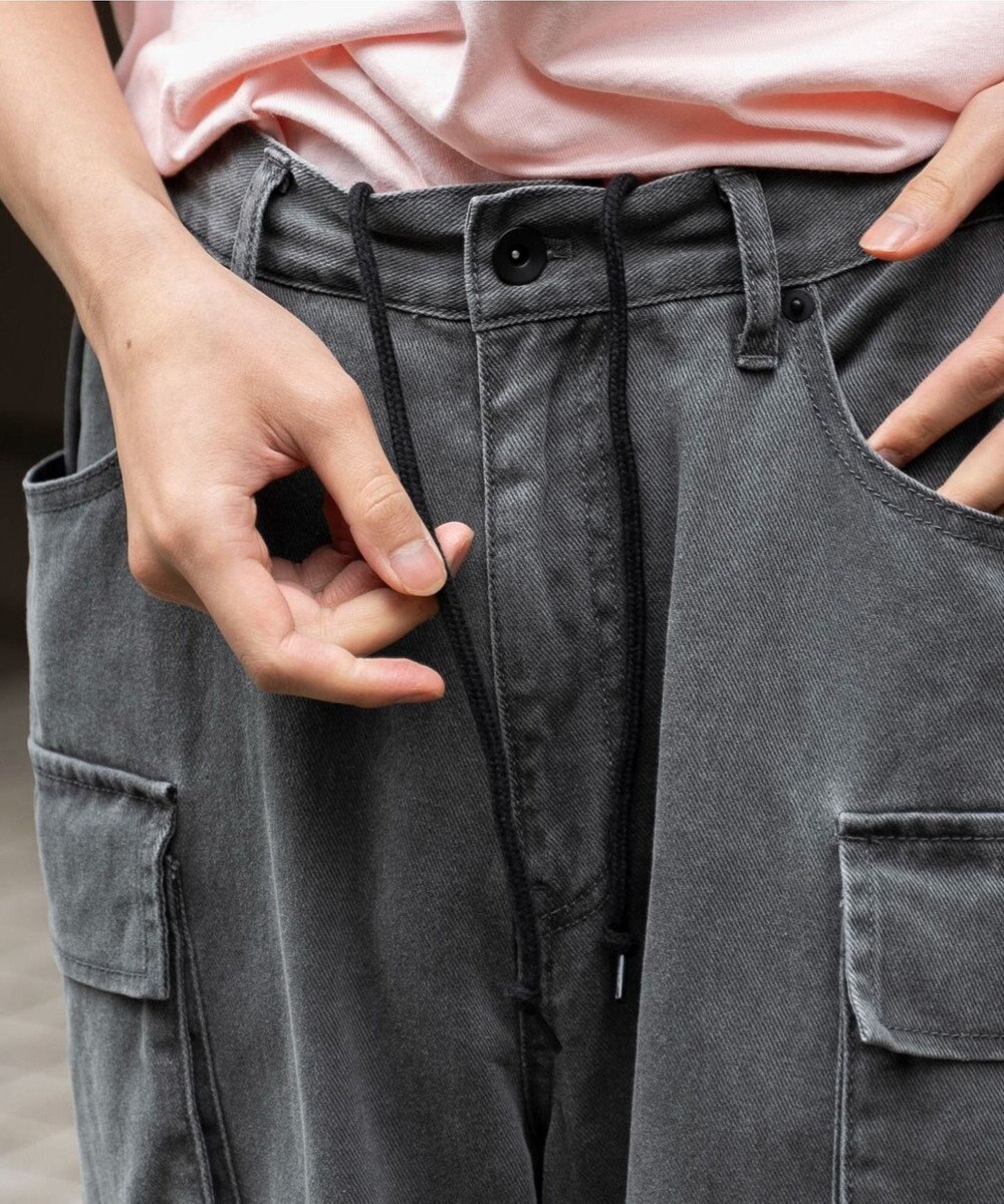 WEGO マルチポケットワイドカーゴパンツ 