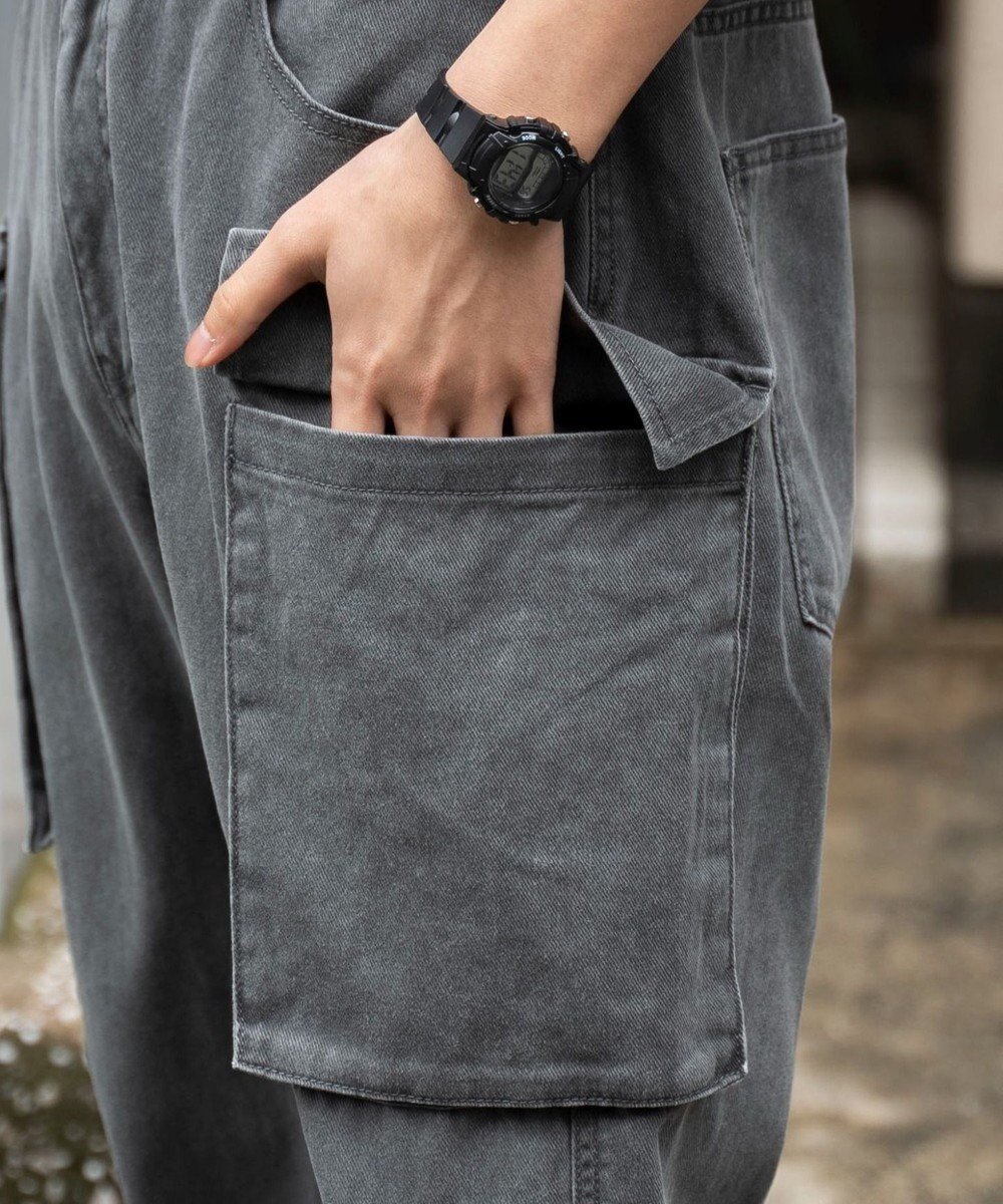 WEGO マルチポケットワイドカーゴパンツ 