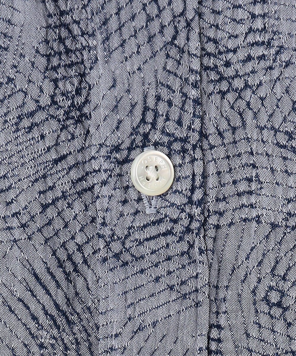 JOSEPH HOMME 【新型】アブストラクトジャガードストレッチ 　レギュラーカラー半袖シャツ 