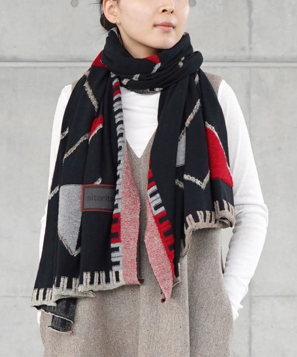 nitorito 【UNISEX】迷路 ストール 