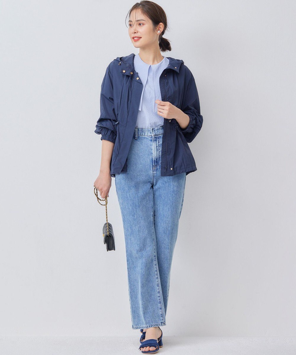 組曲 【撥水・WEB限定】ギャザーフード パッカブルブルゾン 