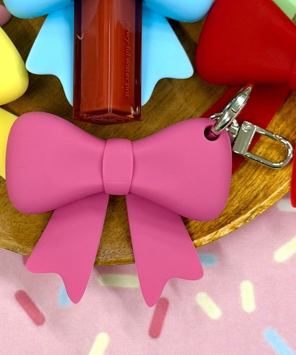 WEGO BIGリボンリップチャームキーホルダー 