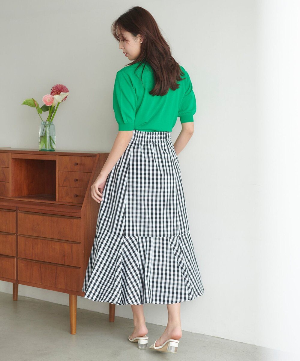 Feroux 【洗える】ギンガムチェック スカート 