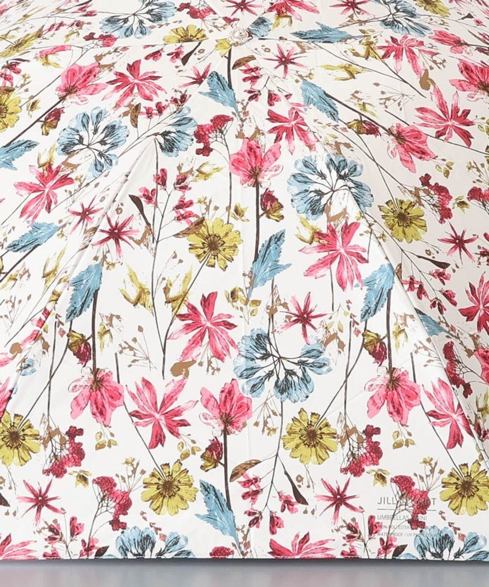 AURORA JILL STUART（ジル スチュアート）ボタニカル押し花オールシーズン傘（折りたたみ・ミニ傘） 