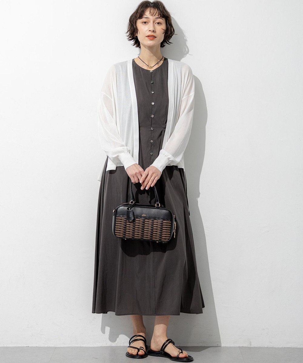 23区 【Oggi掲載】バスケットメッシュ ボストンバッグ 