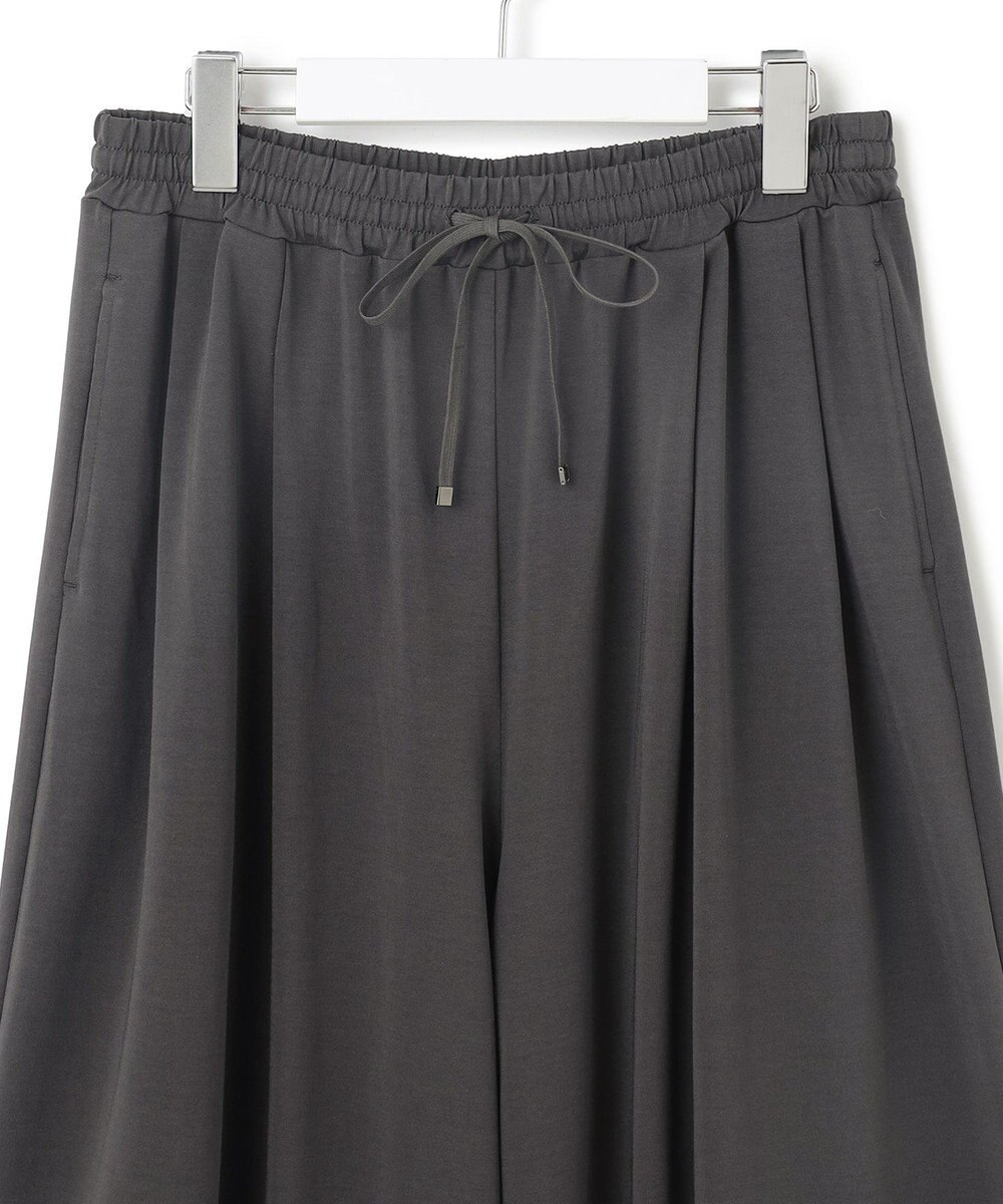 23区 【接触冷感/洗える】ツイストコットンプレーティング ワイド パンツ 
