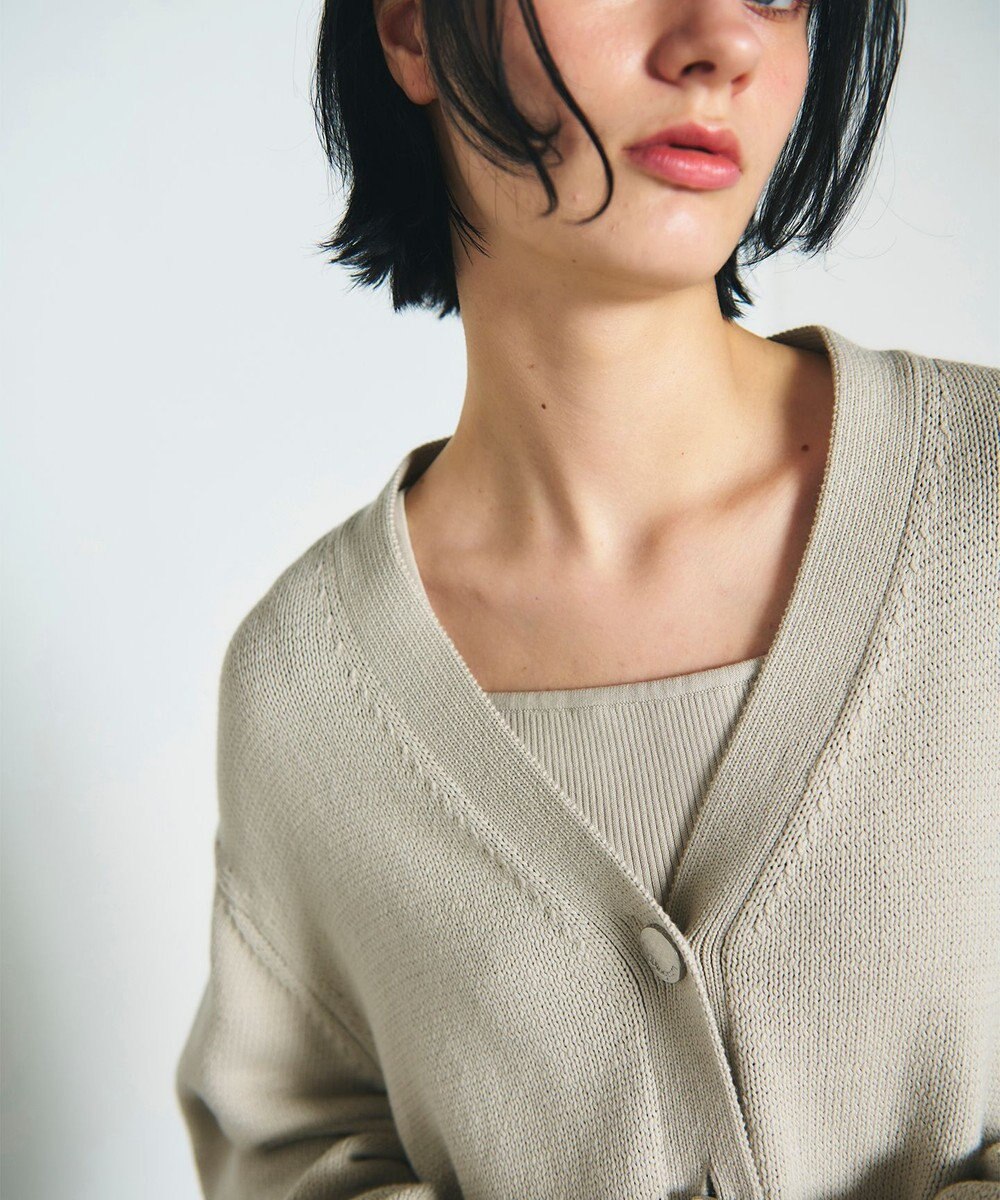 GRACE CONTINENTAL リリヤーンルーズカーディガン 