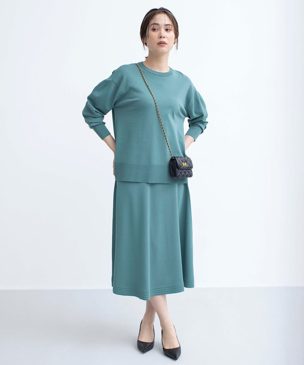 組曲 【WEB限定カラーあり】MINA バックリボンニットプルオーバー 