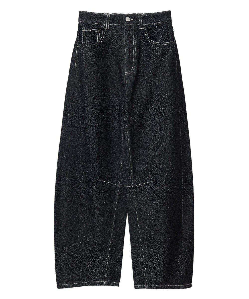Green Parks ・ＥＬＥＮＣＡＲＥ　ＤＵＥ　デニムバレルレッグパン 