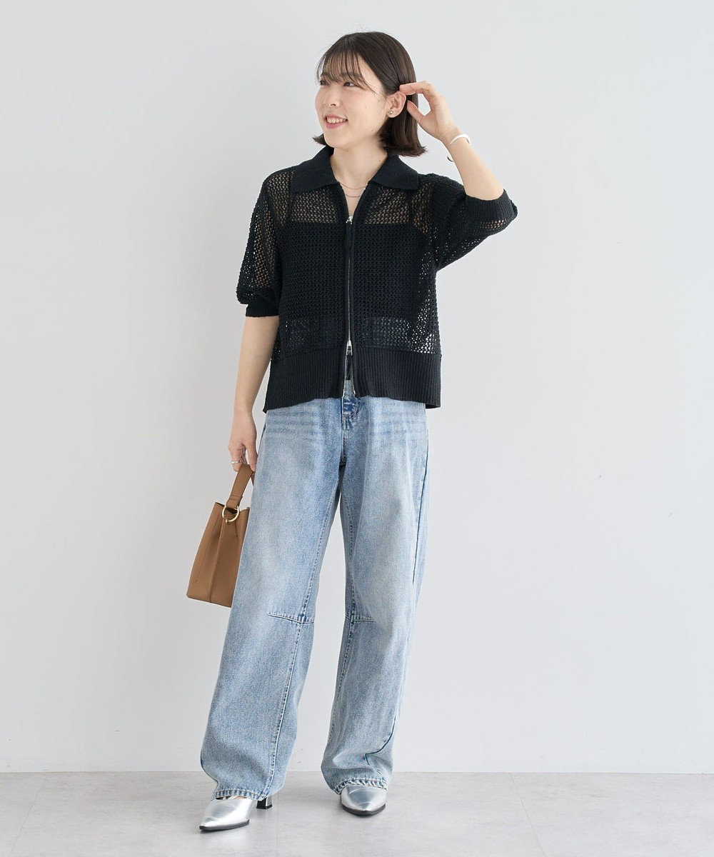 Green Parks ・ＥＬＥＮＣＡＲＥ　ＤＵＥ　デニムバレルレッグパン 