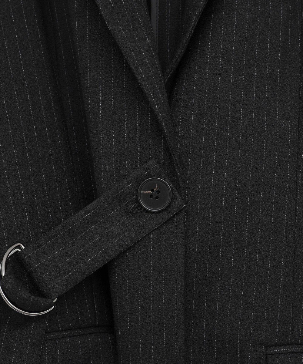 YECCA VECCA 2wayアシメデザインロングジャケット 